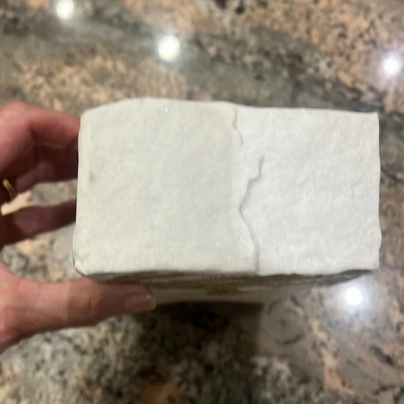 White and Gold Decorative Vase - Picture 6 of 9